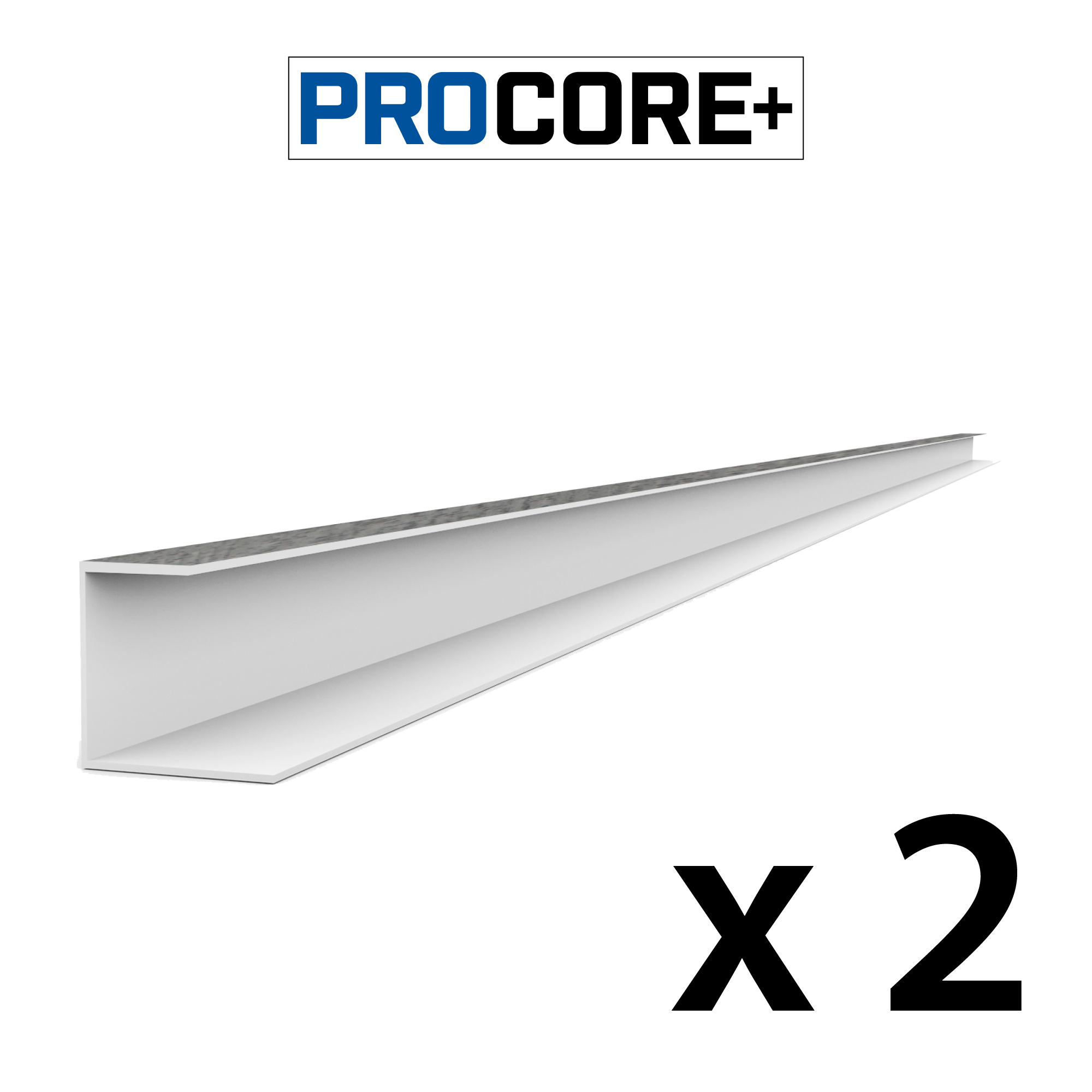 8 ft. PROCORE PLUS PVC J-Trim Pack