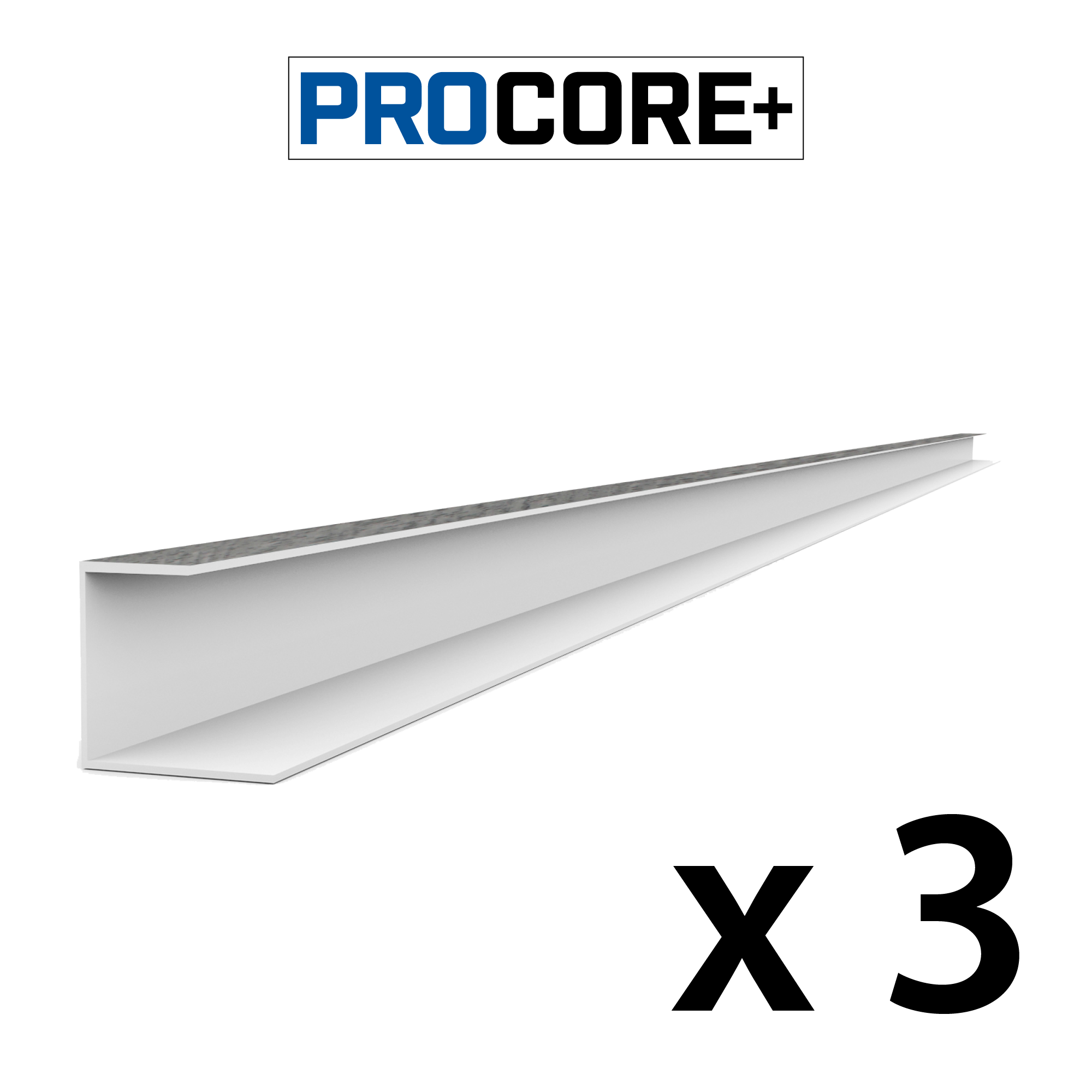 8 ft. PROCORE PLUS PVC J-Trim Pack