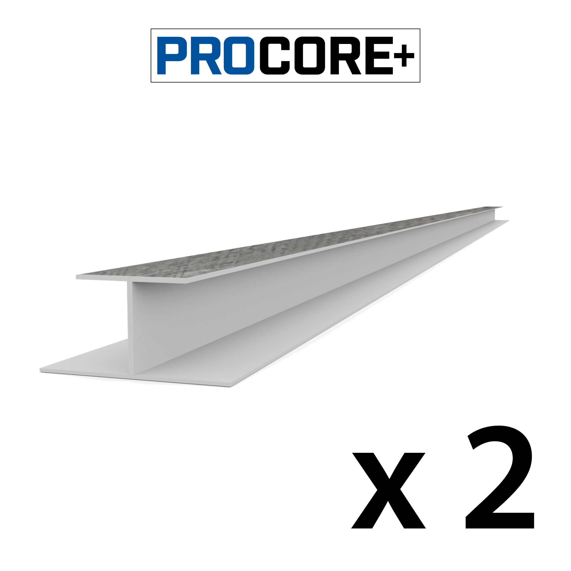 8 ft. PROCORE PVC H-Trim Pack