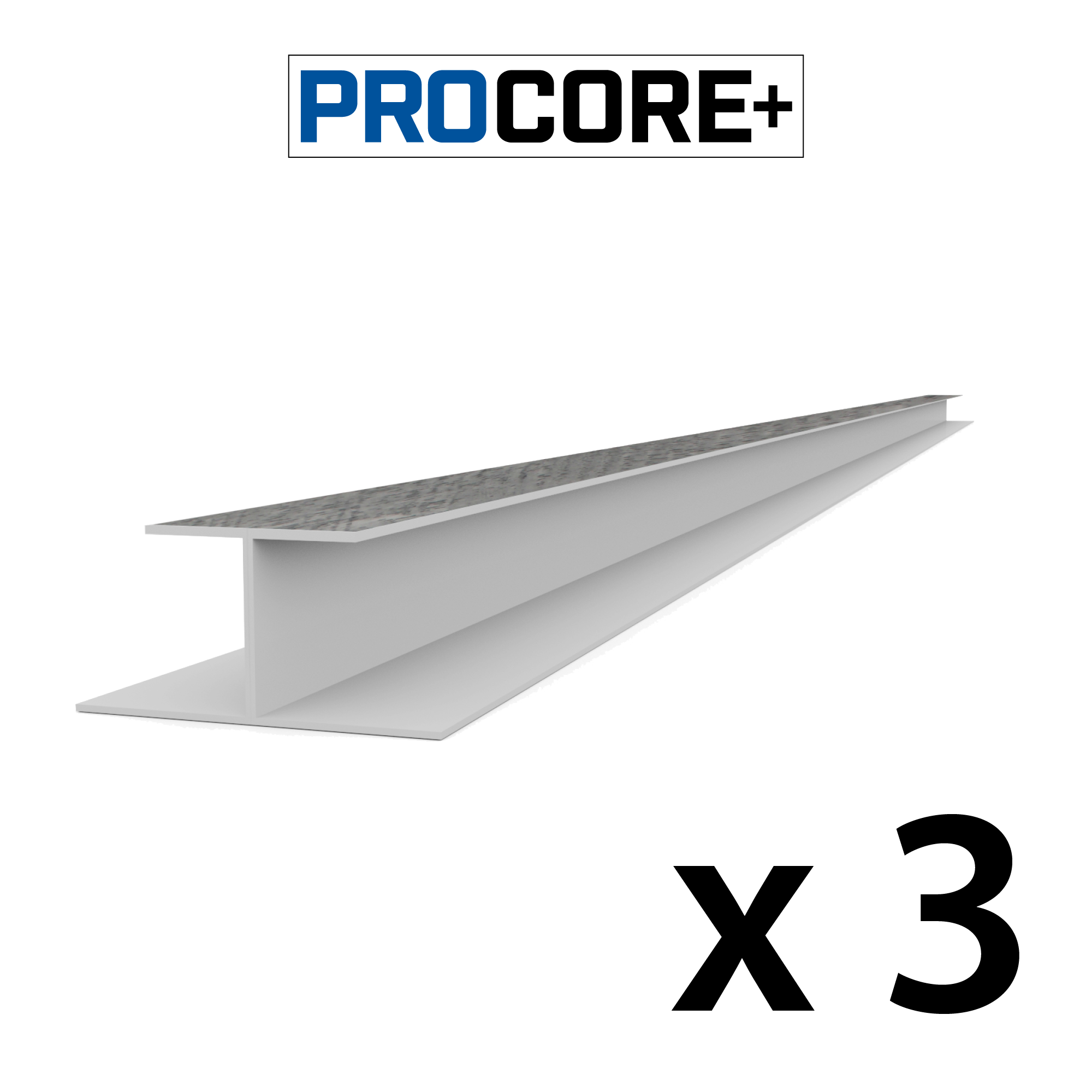 8 ft. PROCORE PVC H-Trim Pack