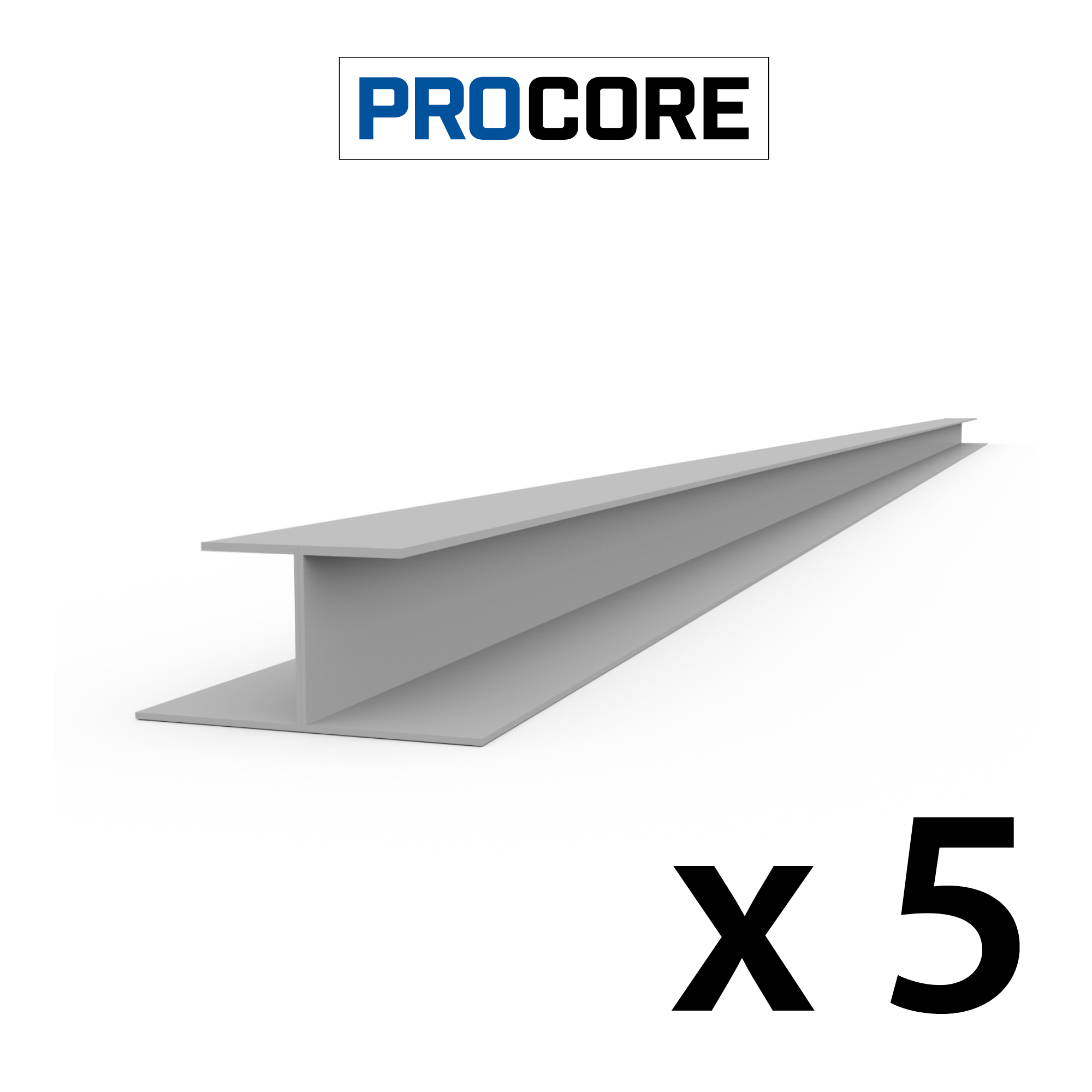 8 ft. PROCORE PVC H-Trim Pack