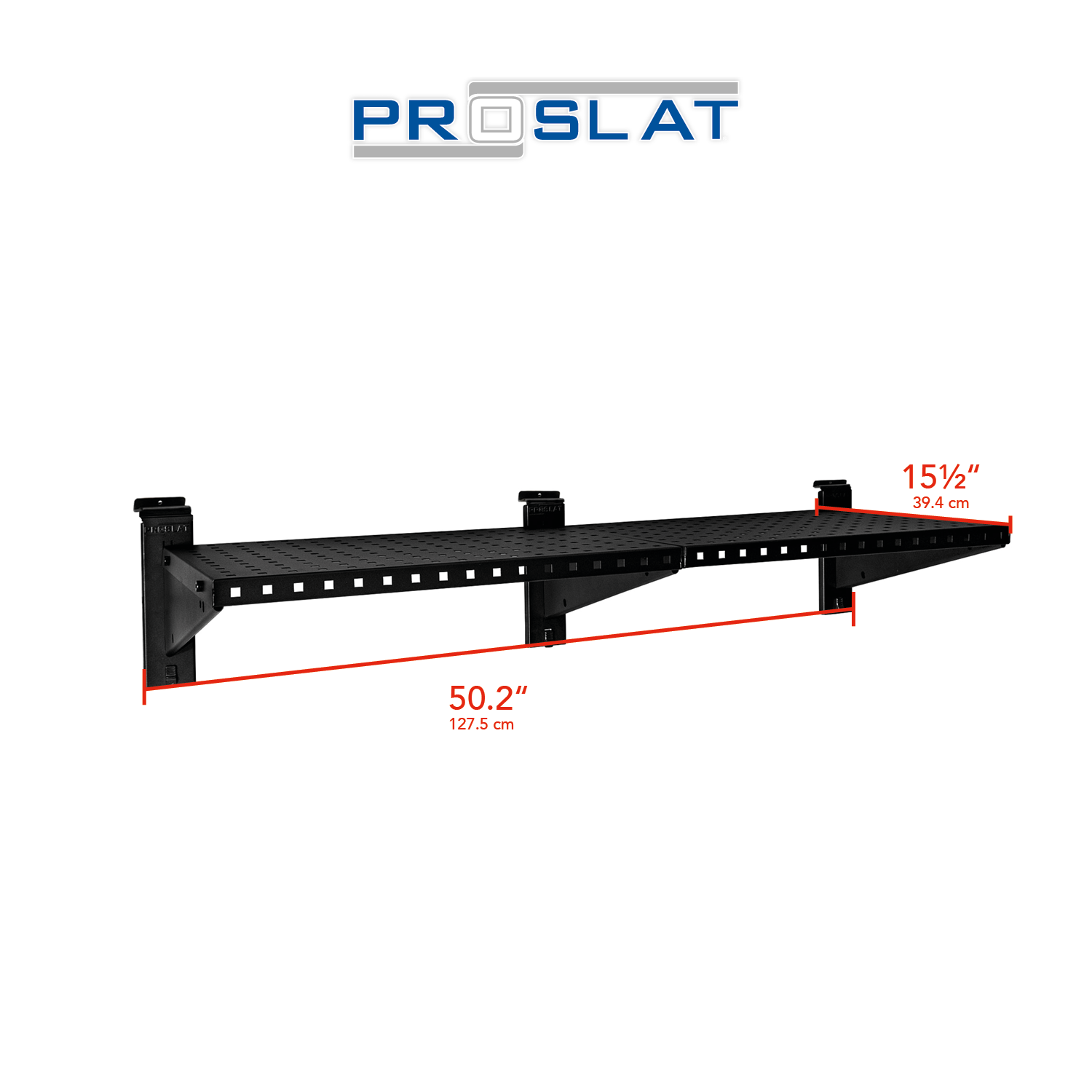 STEALTH Étagère en métal robuste de 48 po