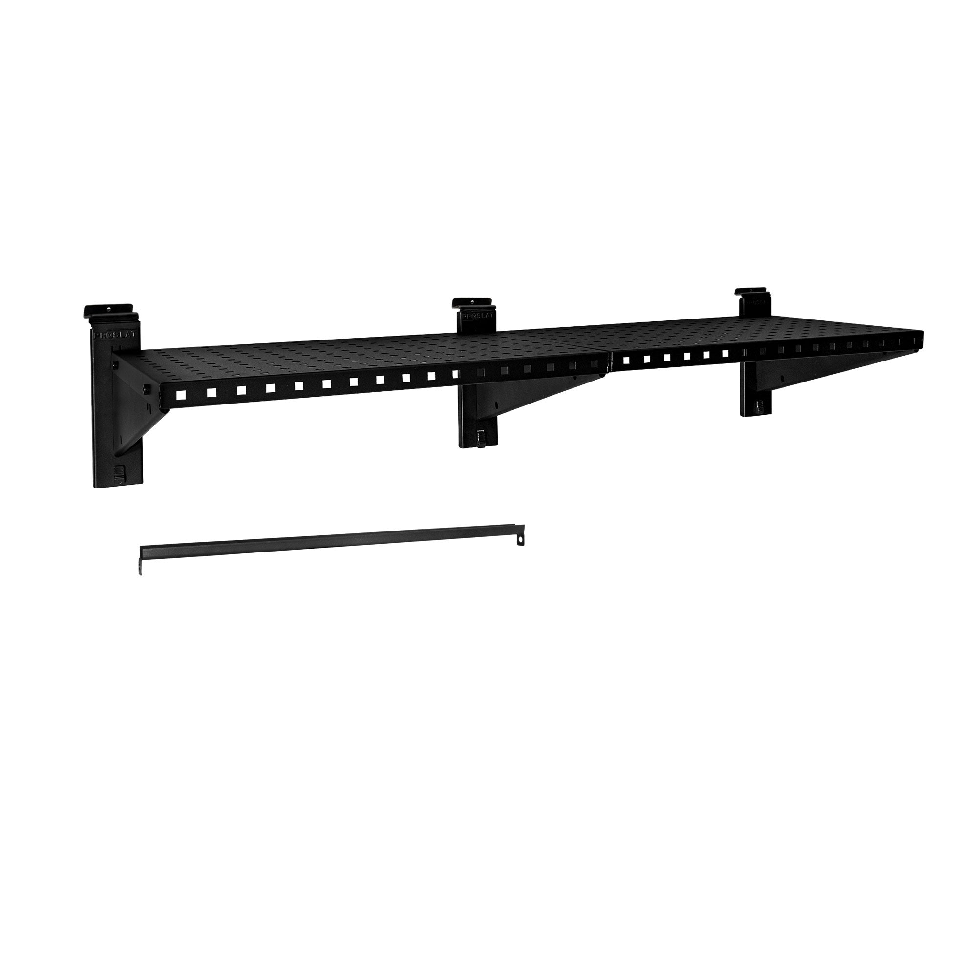 STEALTH 48 in. Shelf with Clothing Pole