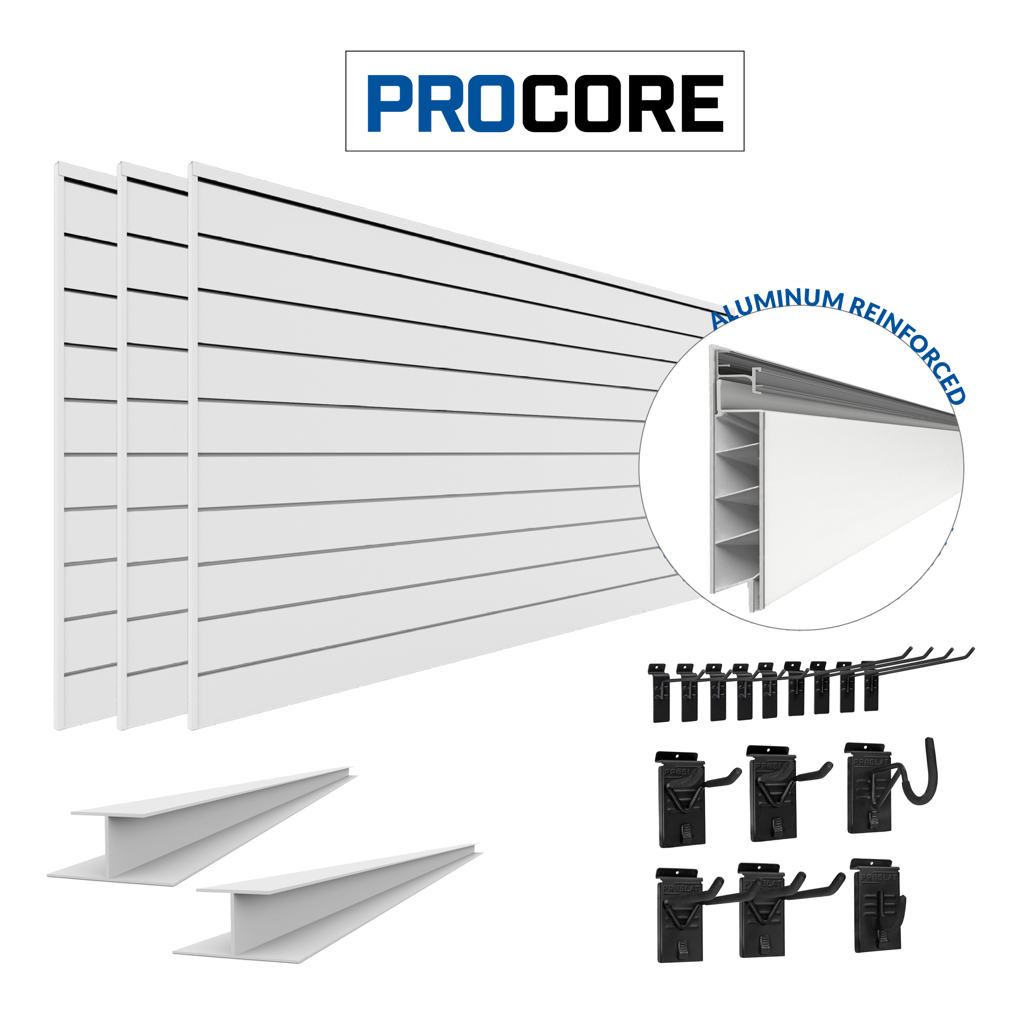 PROCORE Slatwall Standard Bundle – STEALTH