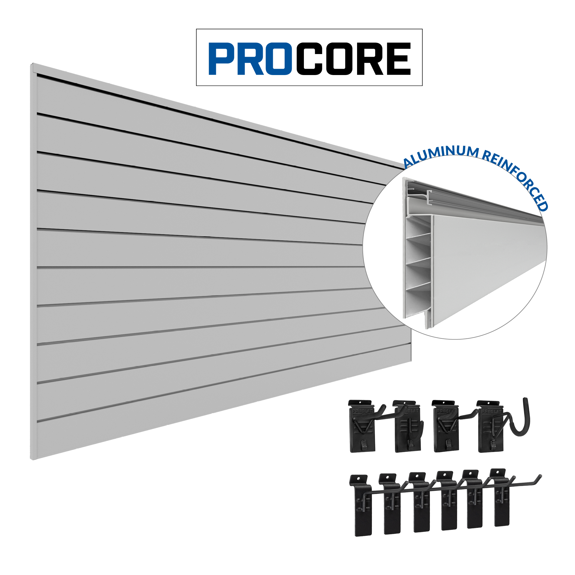 PROCORE Slatwall Mini Hook Kit Bundle – STEALTH