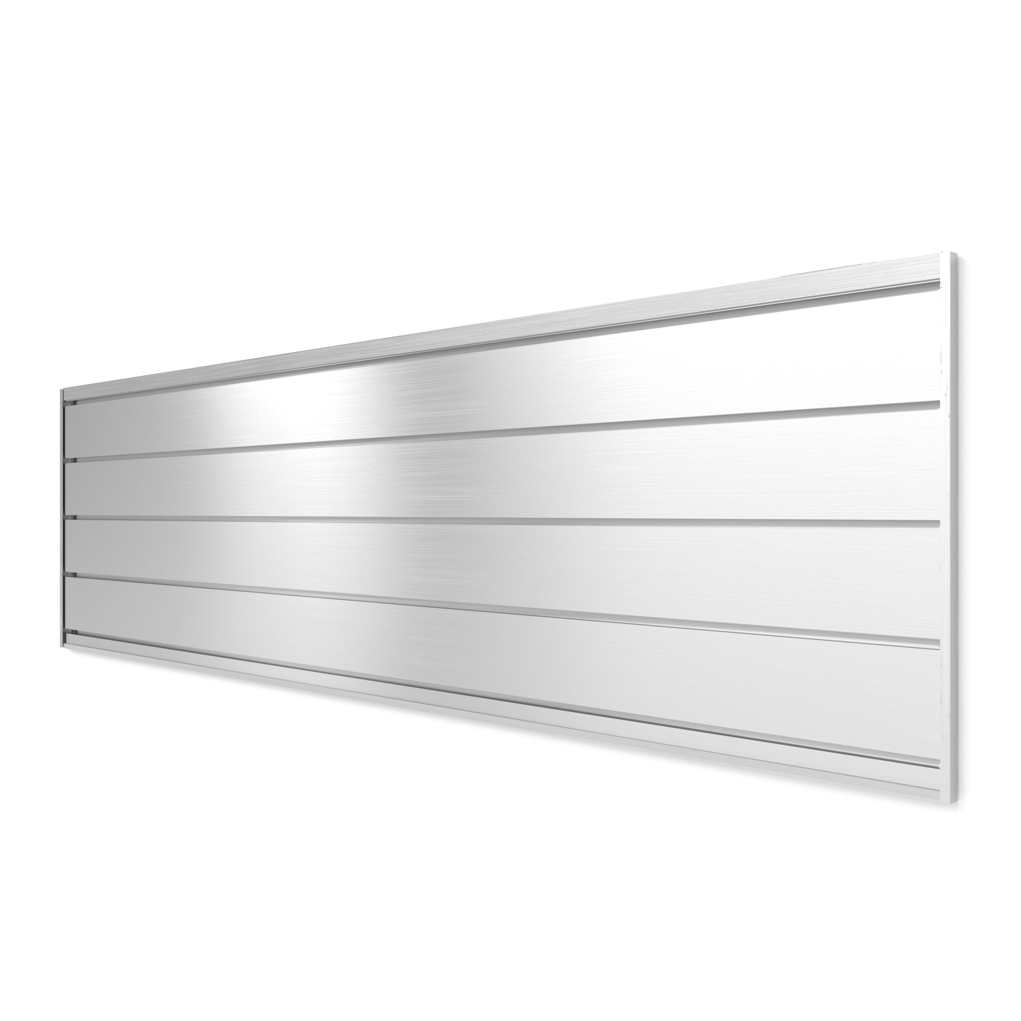 Fusion/LUX 80 inch Aluminum Slatwall Backsplash