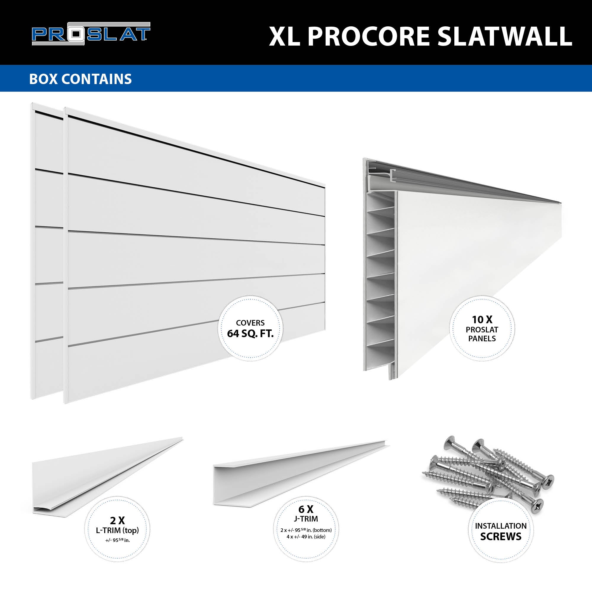 Panneaux PROCORE XL – Ensemble indispensable pour outils