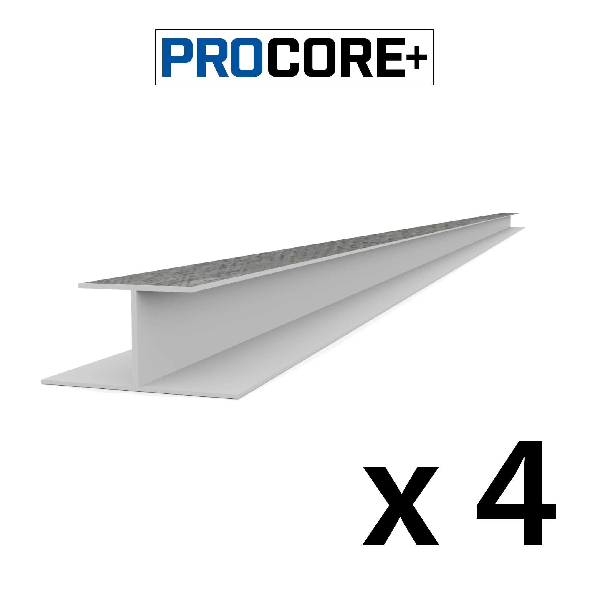 8 ft. PROCORE PVC H-Trim Pack
