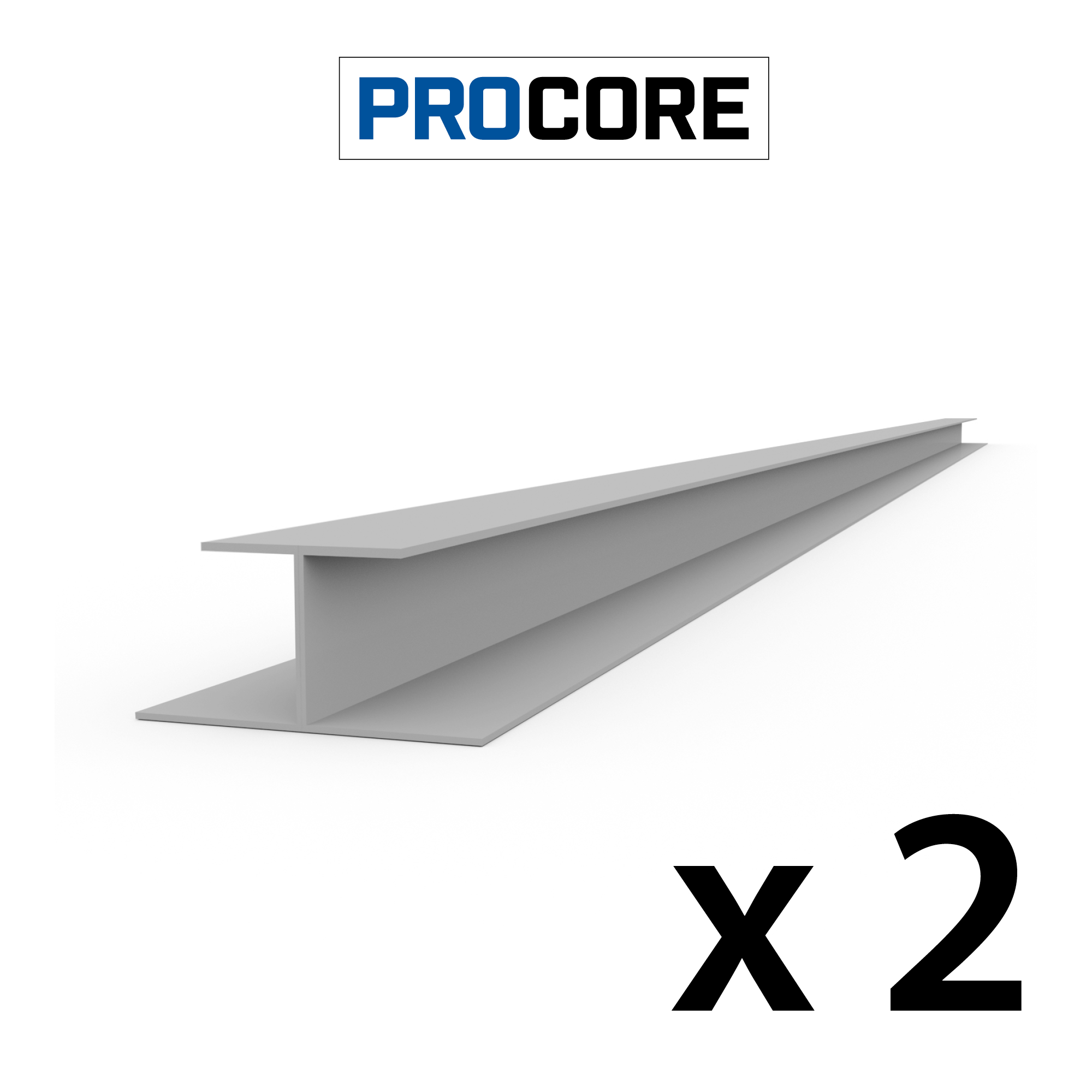 8 ft. PROCORE PVC H-Trim Pack