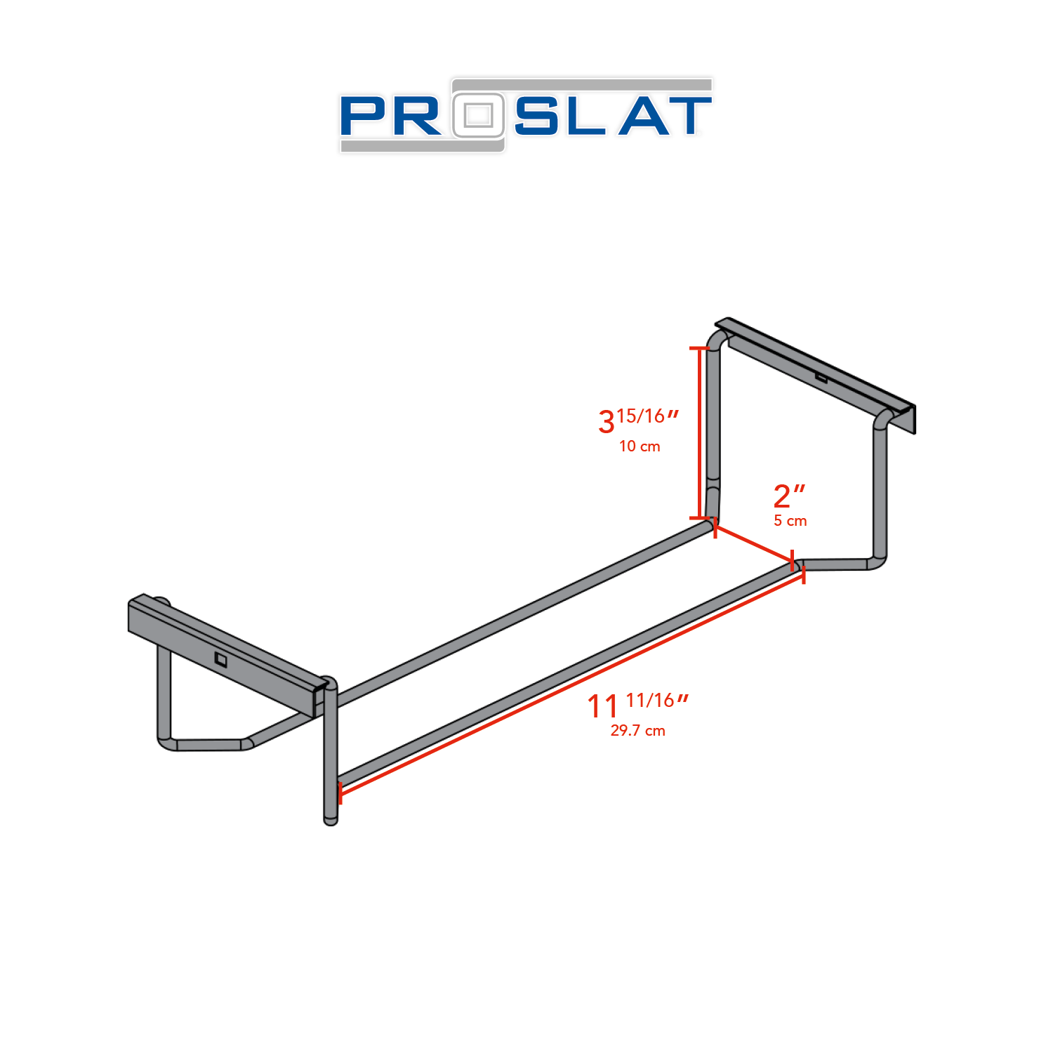 STEALTH Heavy-Duty Shelf Tool Organizer Bracket – 3 pack
