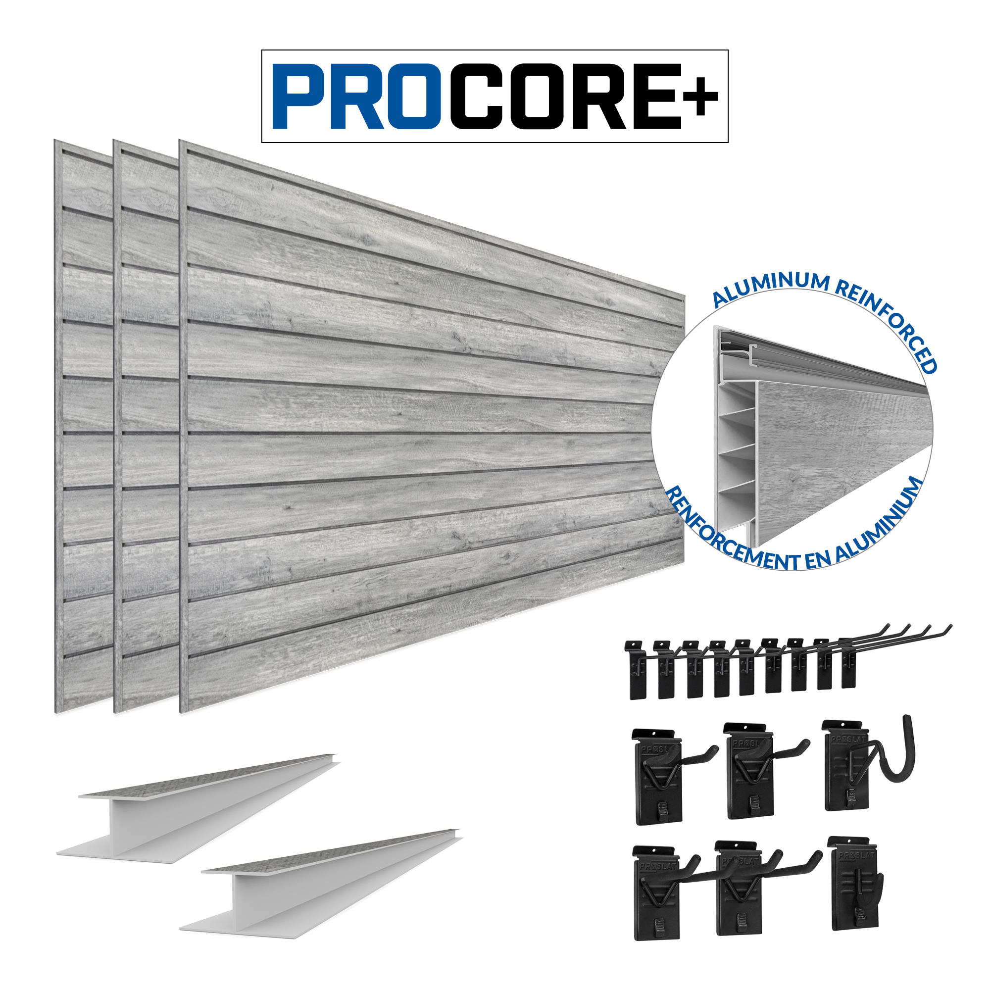 PROCORE Slatwall Standard Bundle – STEALTH
