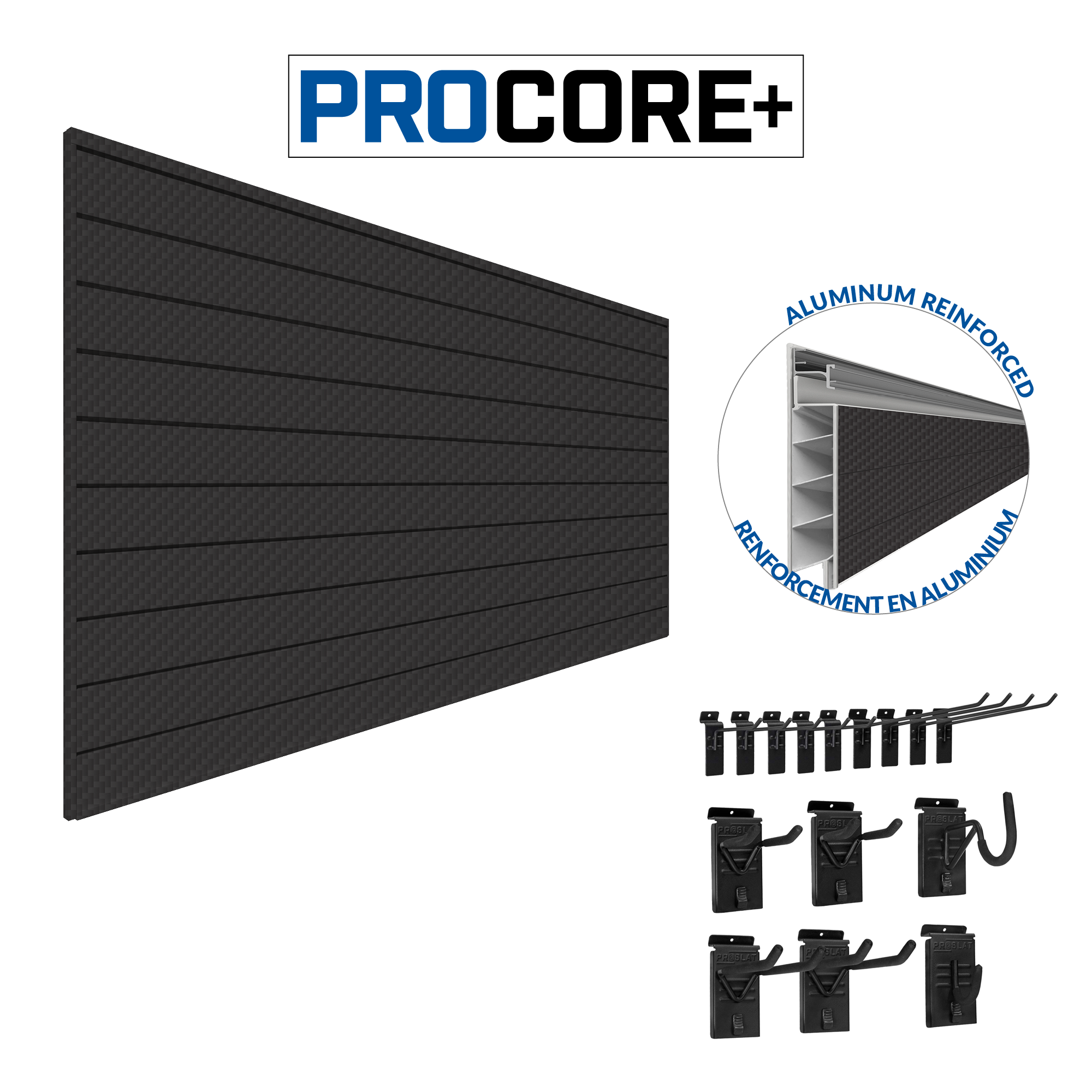 PROCORE Slatwall Basic Bundle – STEALTH