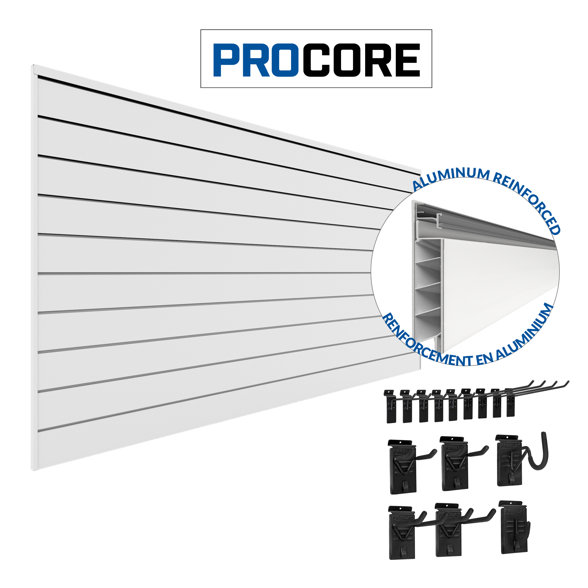 PROCORE Slatwall Basic Bundle – STEALTH