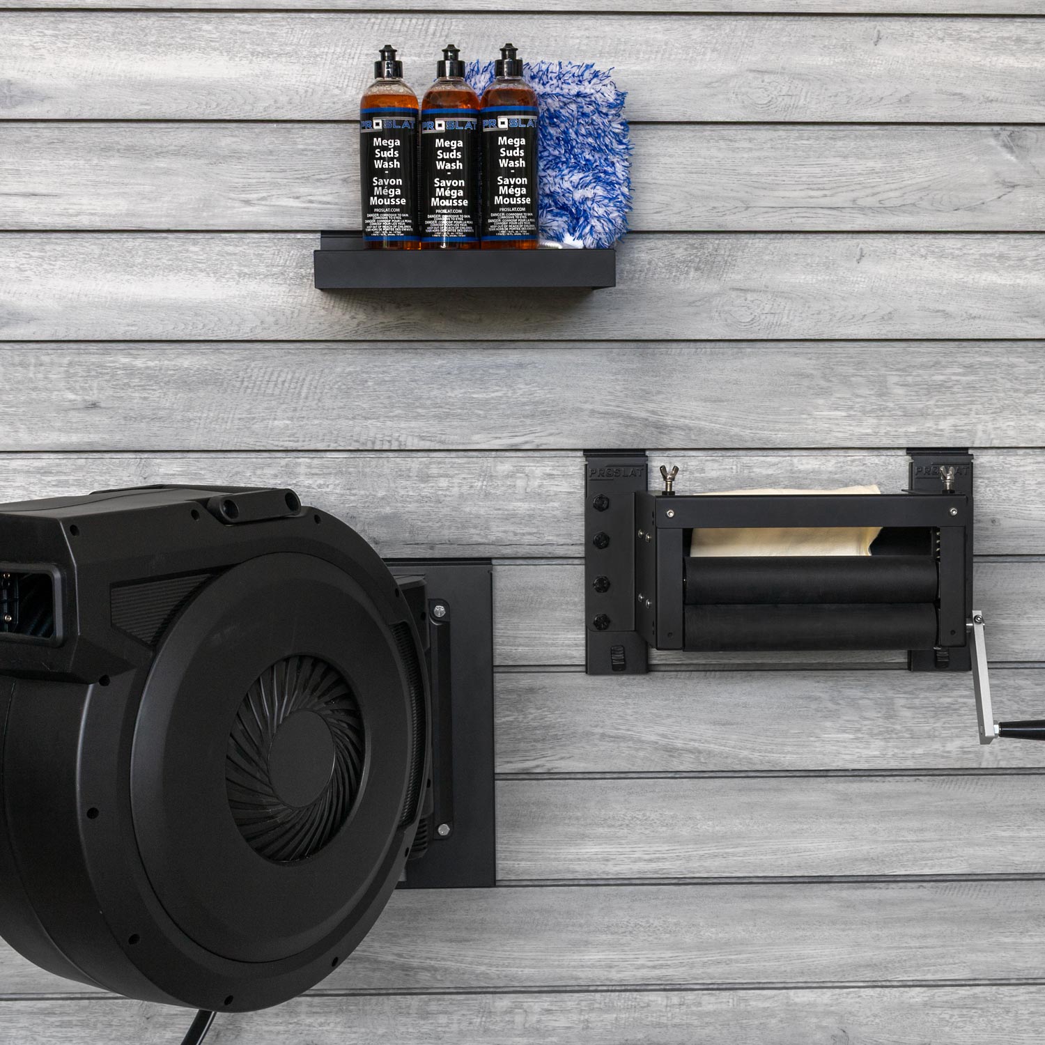 Mega Suds with Mitt, Wringer &  Hose Reel – Utility Bundle