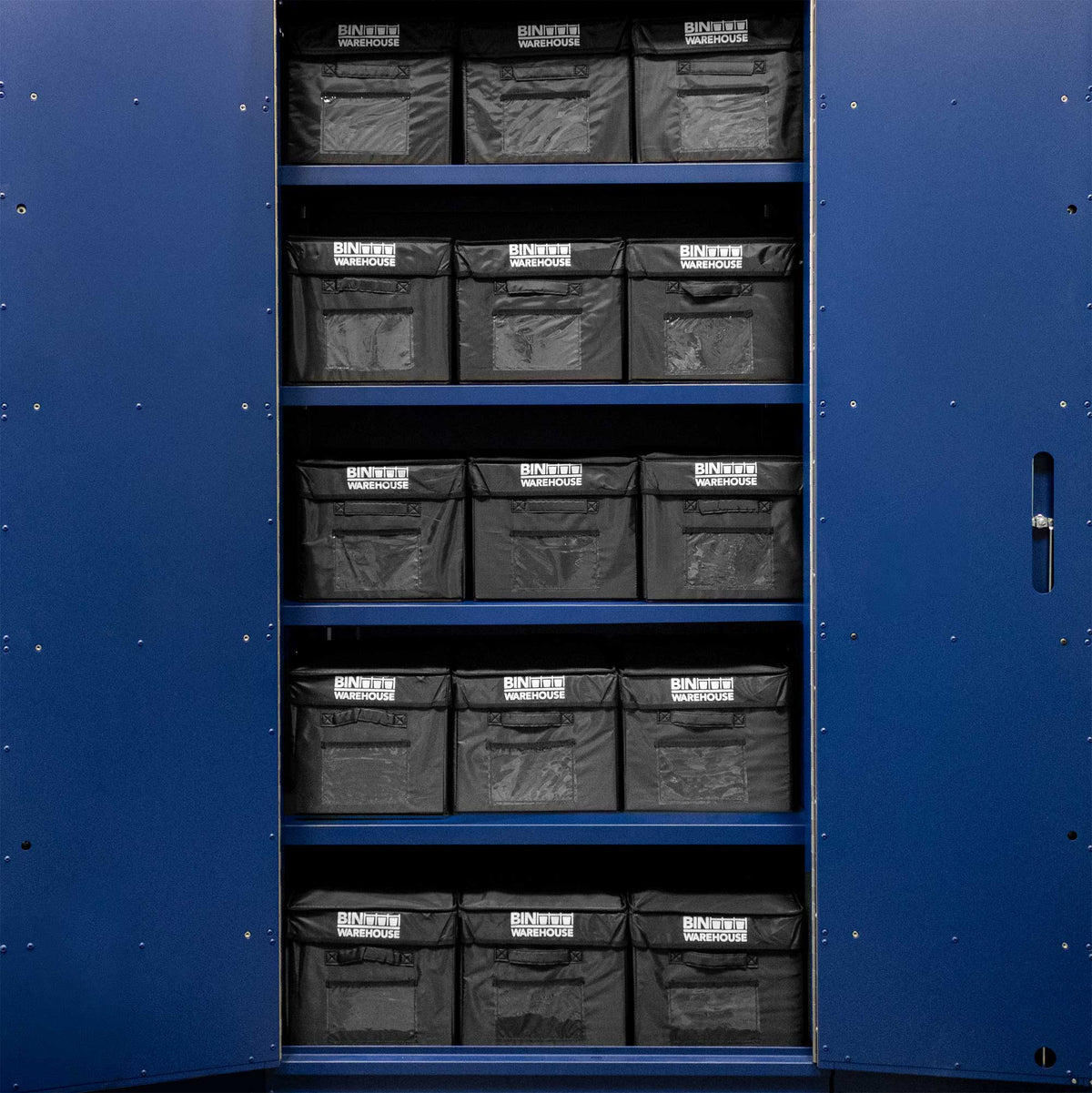Fold-A-Tote Cabinet Storage Totes, 9-Gallon 6-Pack