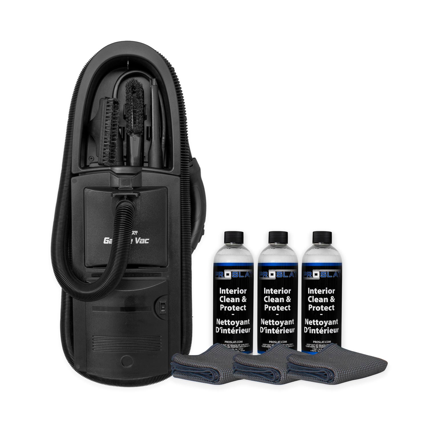 Car Care Interior Clean Garage Vac Bundle