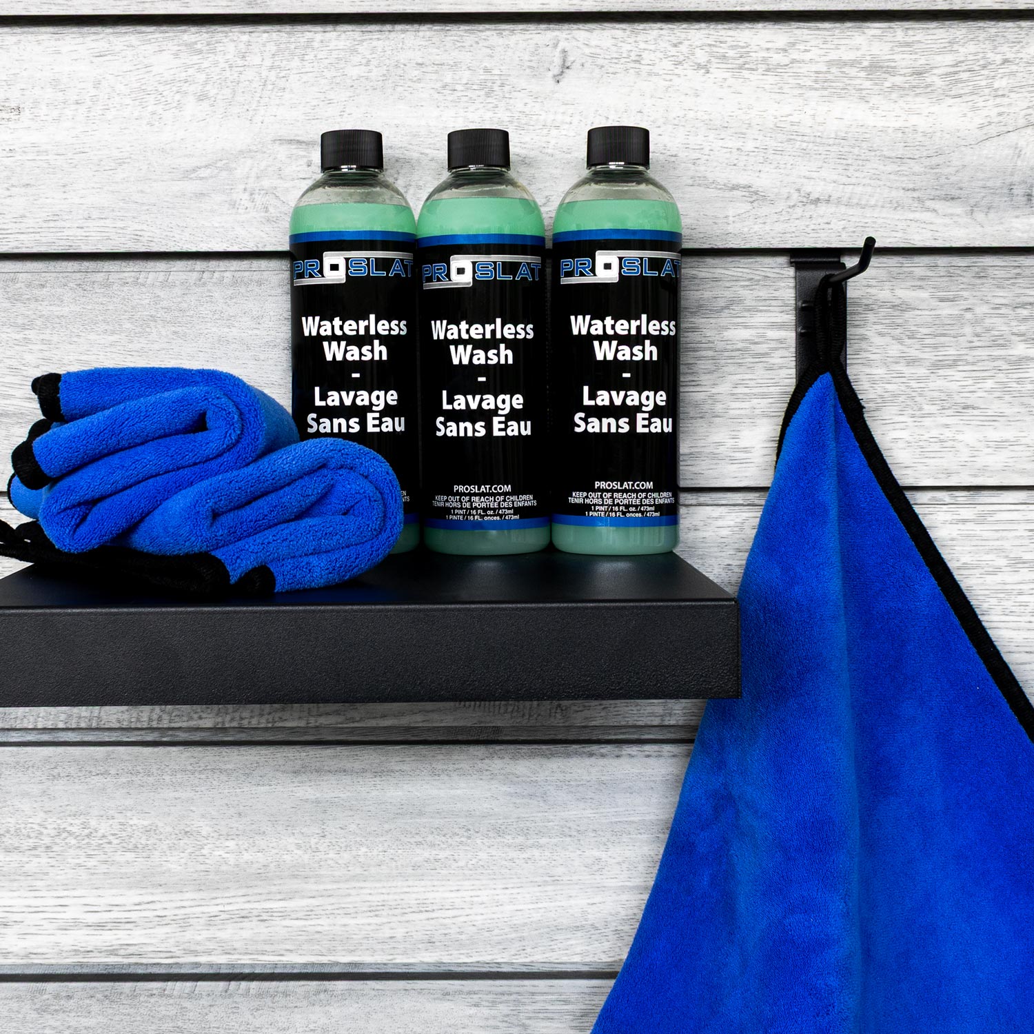 Waterless Wash Cleaner with Coral Velvet Towels – 3 Pack