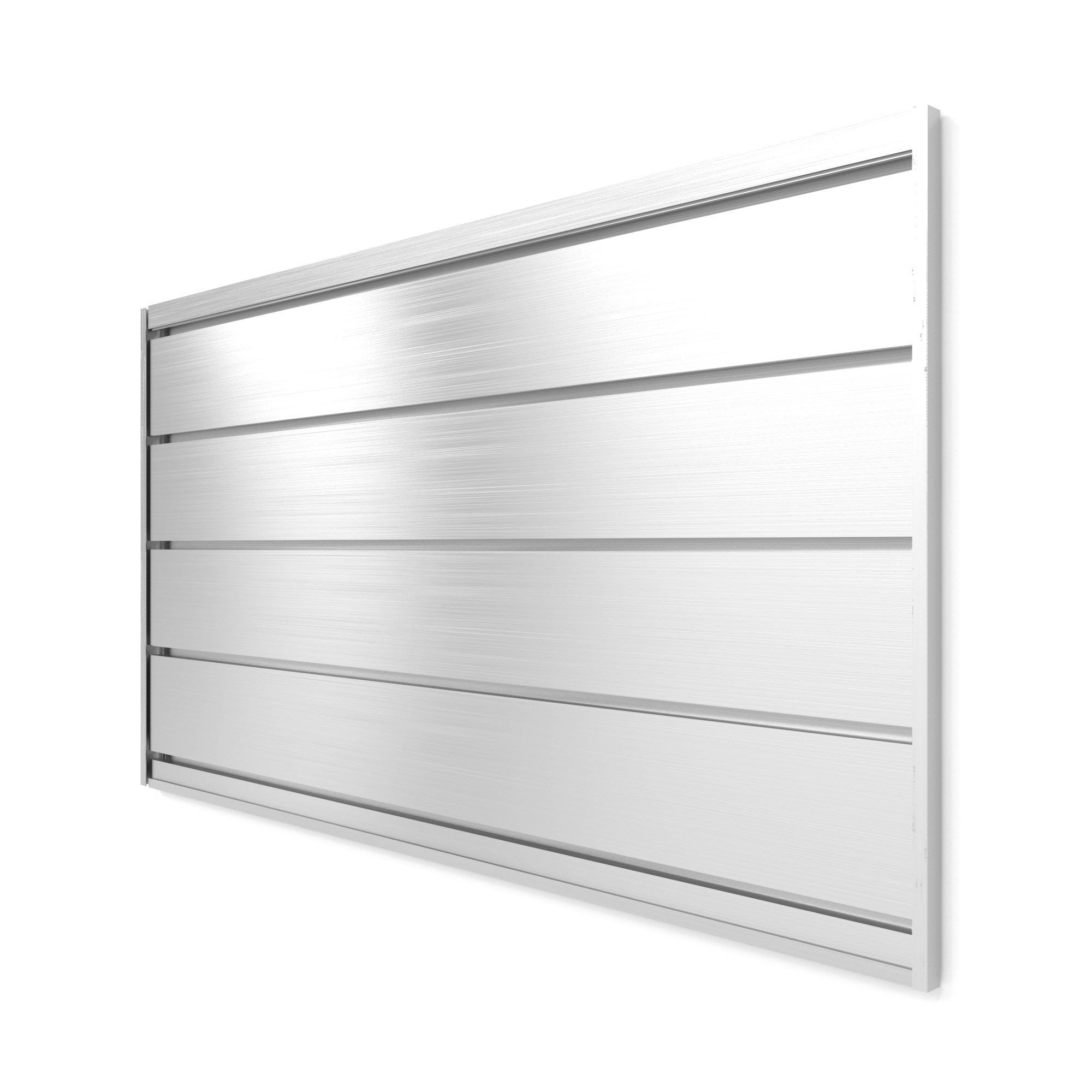 Fusion/LUX 40 inch Aluminum Slatwall Backsplash