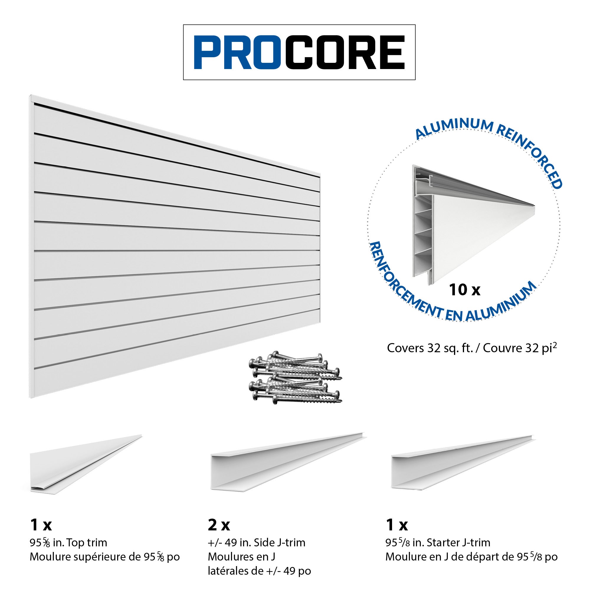 PROCORE Slatwall Basic Bundle