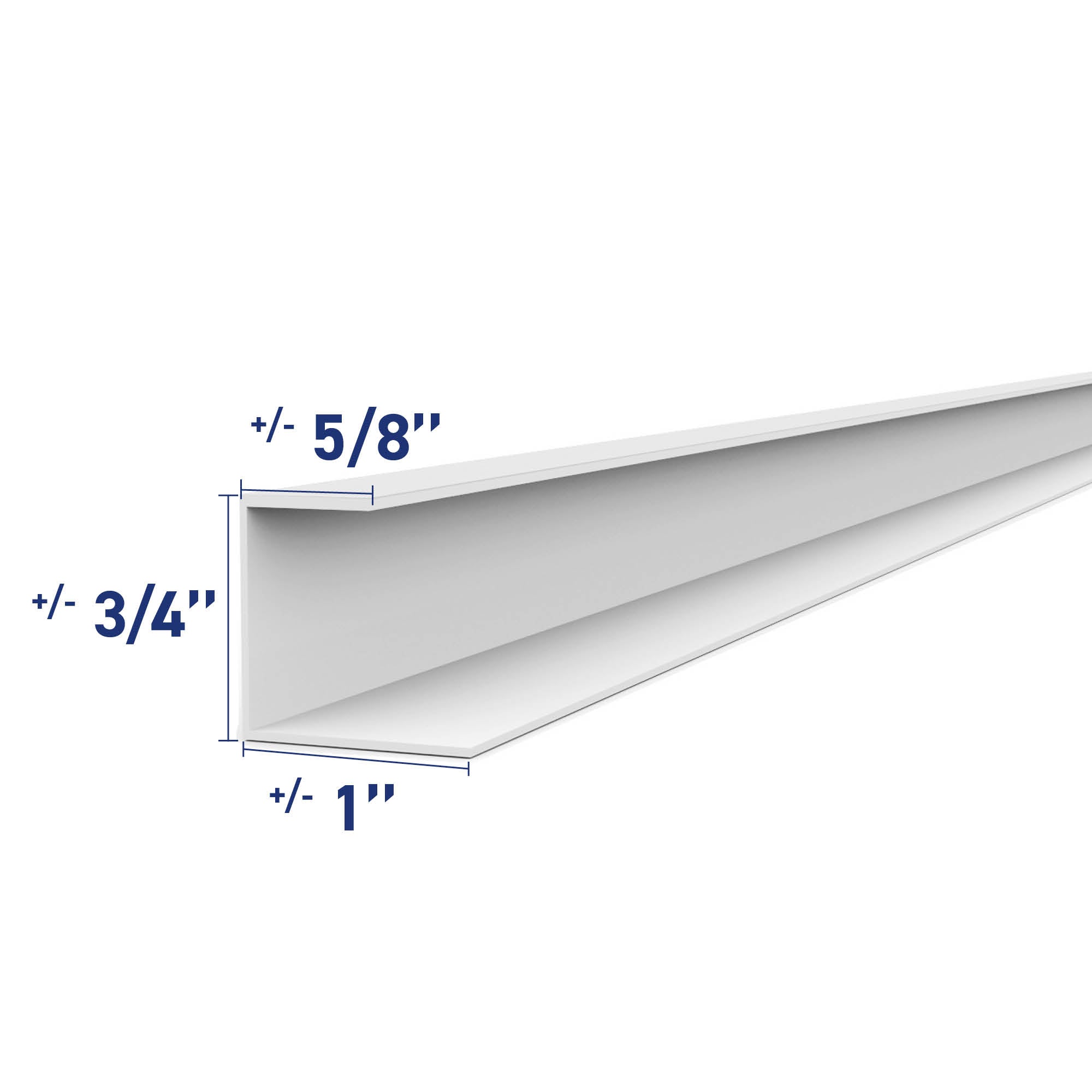 48.5 in. PVC J Trim