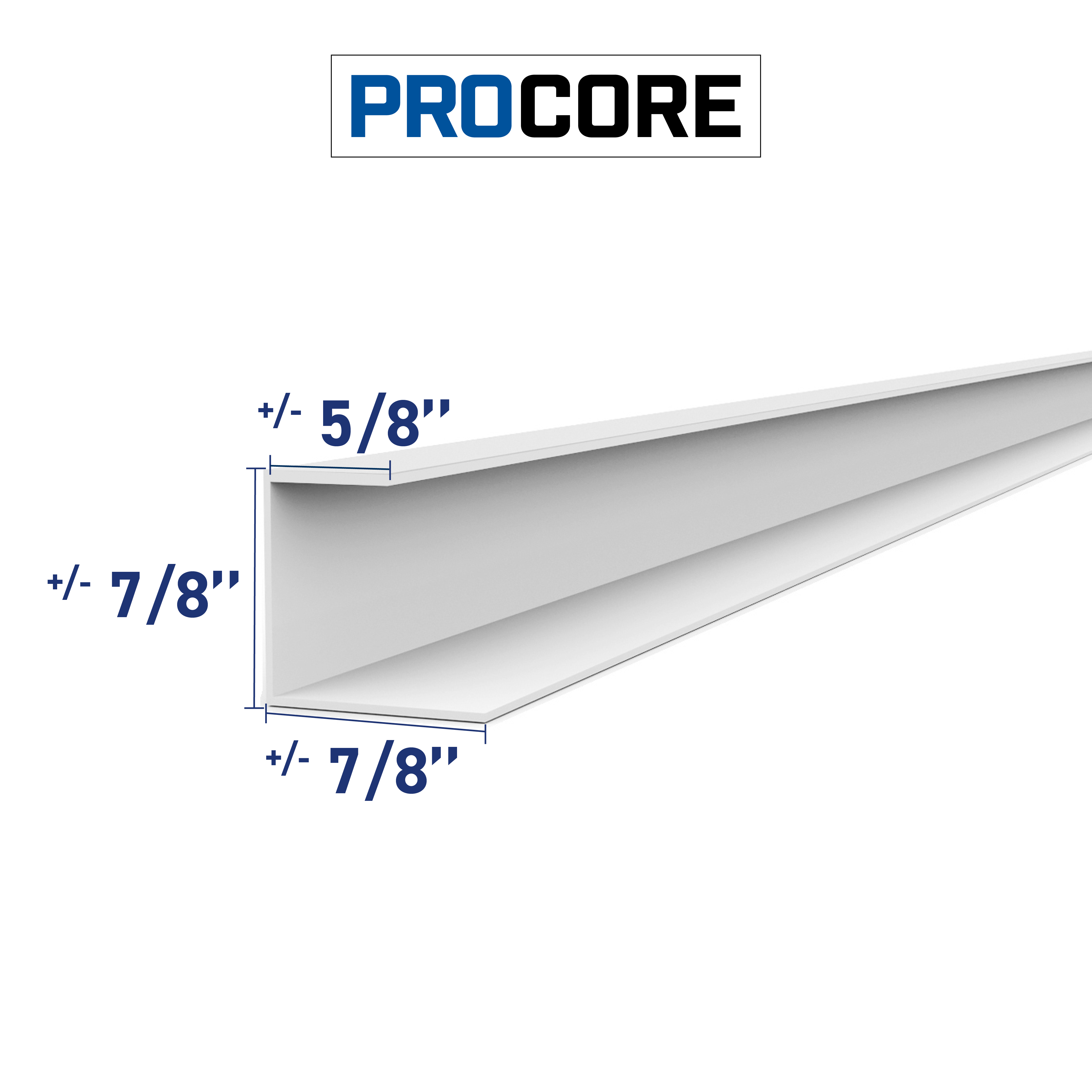 PROCORE J-trim 49 in.