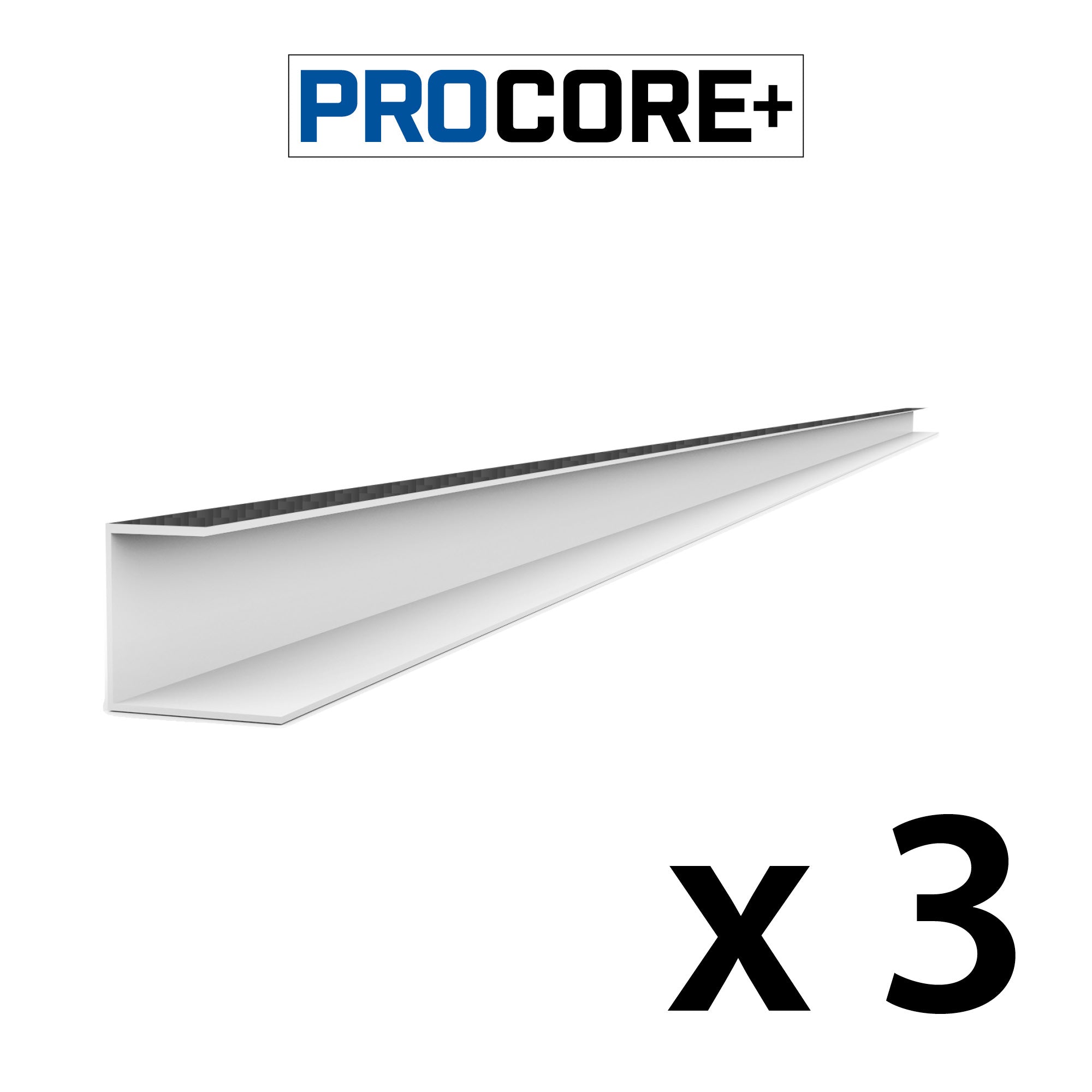 8 ft. PROCORE PLUS PVC J-Trim Pack