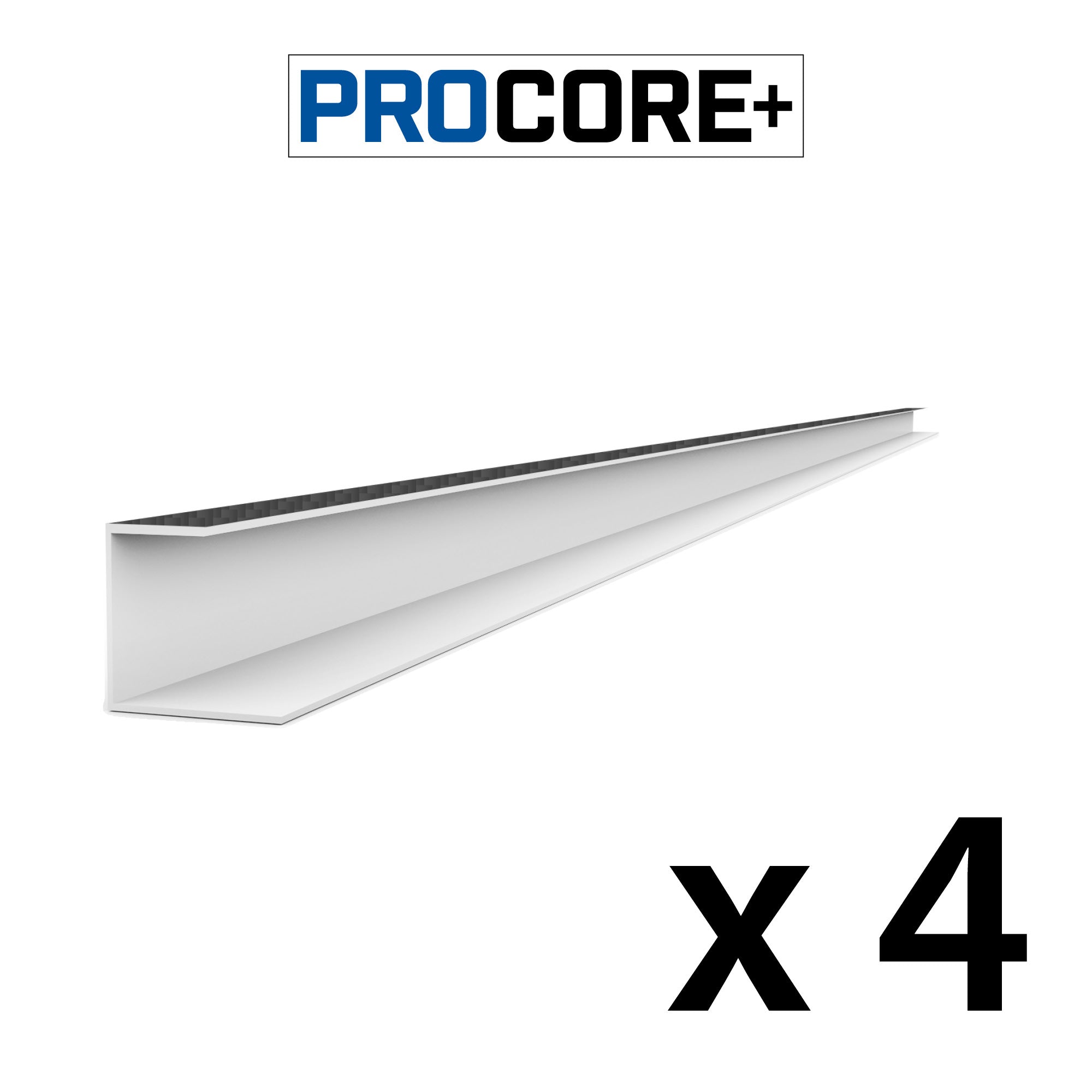 8 ft. PROCORE PLUS PVC J-Trim Pack