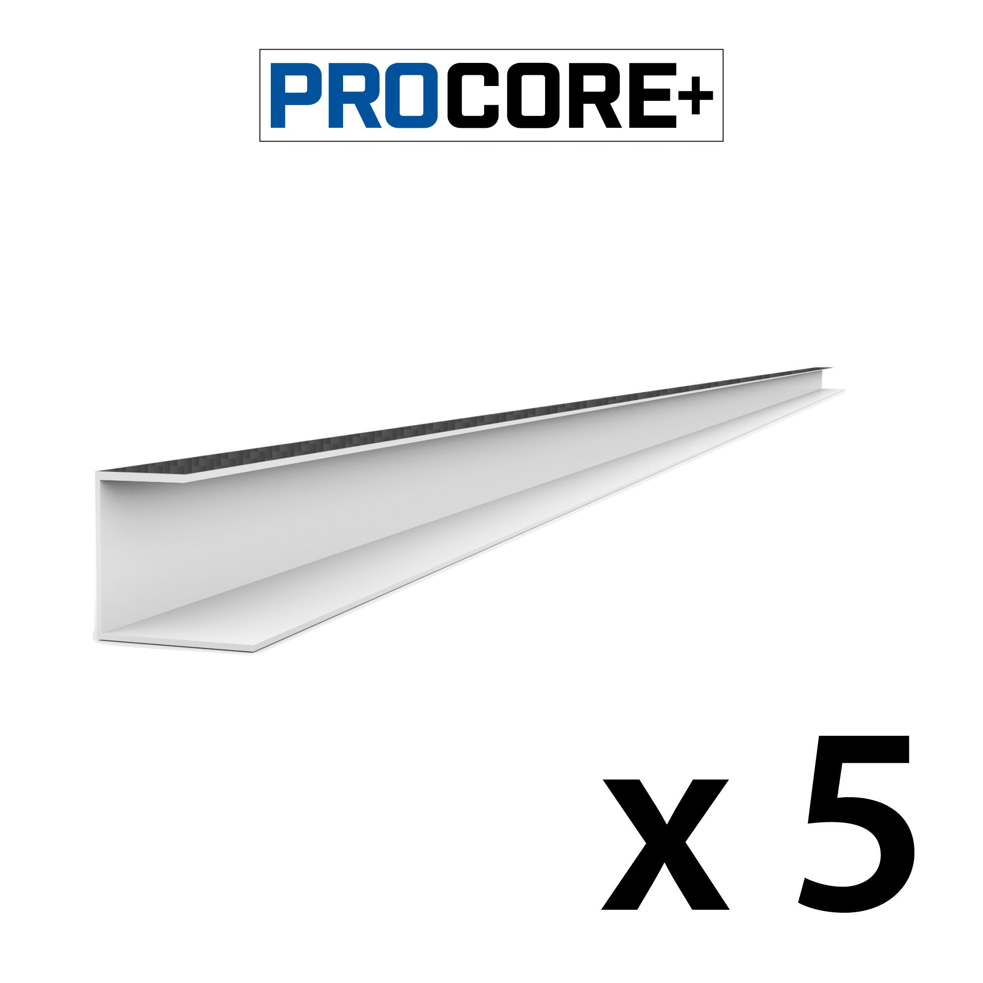8 ft. PROCORE PLUS PVC J-Trim Pack